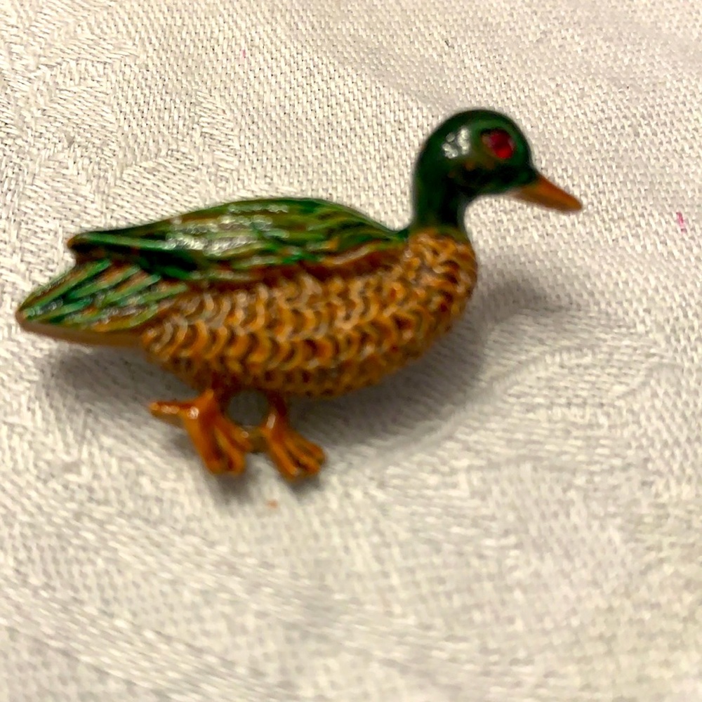 Vintage gerrys mallard duck brooch